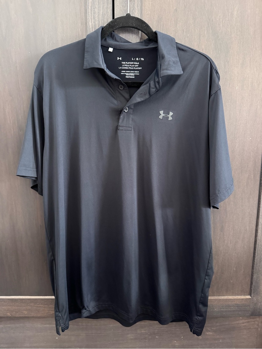 Under Armour Black Men's Tech Polo - Mens Large